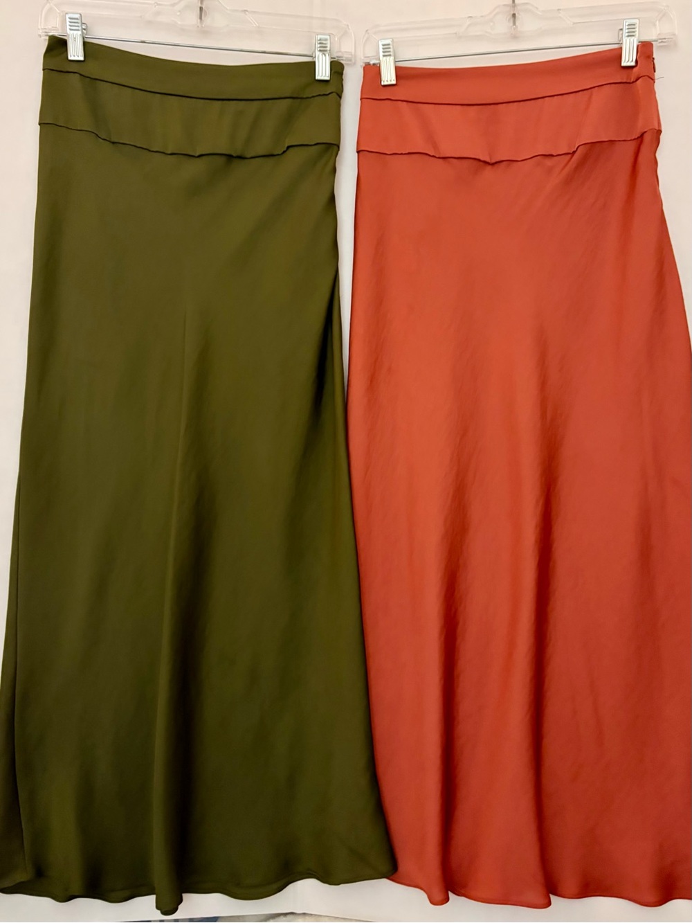 Free people Satin Maxi Skirts Bundle Size 2